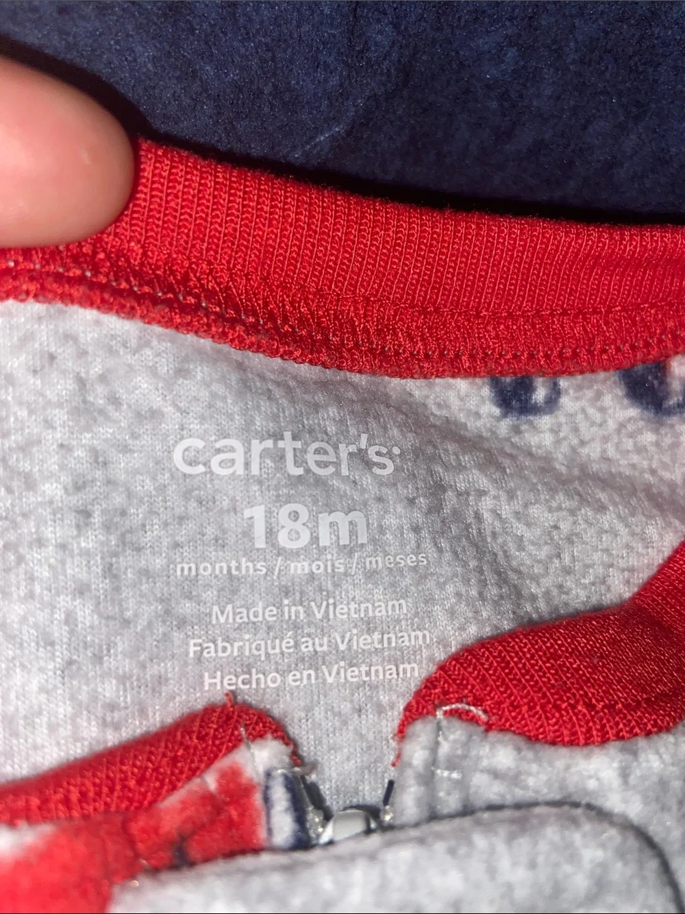 Carter's Gray & Red Fire Truck Footie One-Piece Pajama Bundle Set of 4